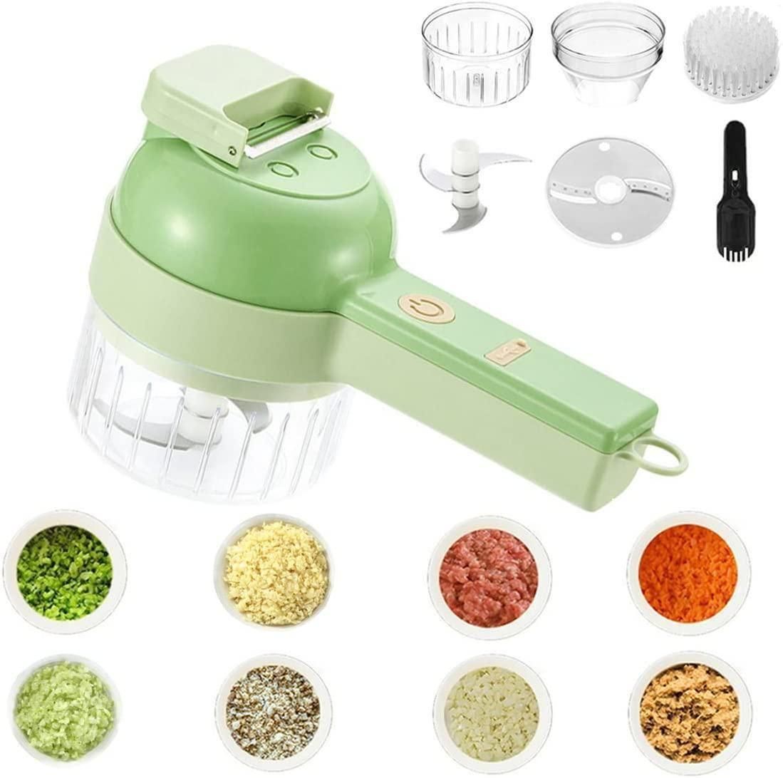 4 in 1 Portable Electric Vegetable Cutter Set 1
